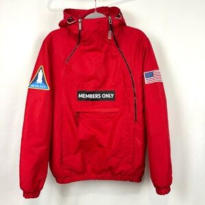Members Only Red Bomber Jacket